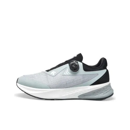 DESCENTE Enerzite Дышащий и Устойчивый Низкий Топ Повседневные Беговые Кроссовки Мужские Светло-Серый