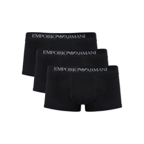EMPORIO ARMANI Черные Мужские Штаны с Застежкой-молнией