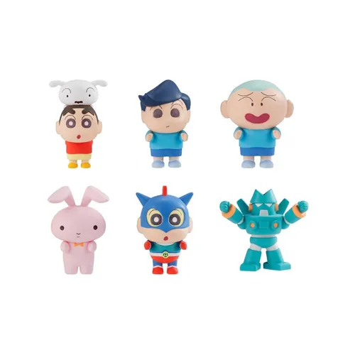 BANDAI Синносукэ Нохара Тору Казама Человек-экшен Карандаш SHIN Chan Коллекция 2 100% Счастливый Рисунок Целая коробка 6 шт