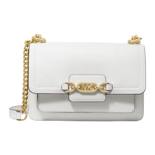 MICHAEL KORS Кожа Цепь Сумка Маленькая Квадратная Сумка Конверт Сумка Сумка через плечо Женская Белая