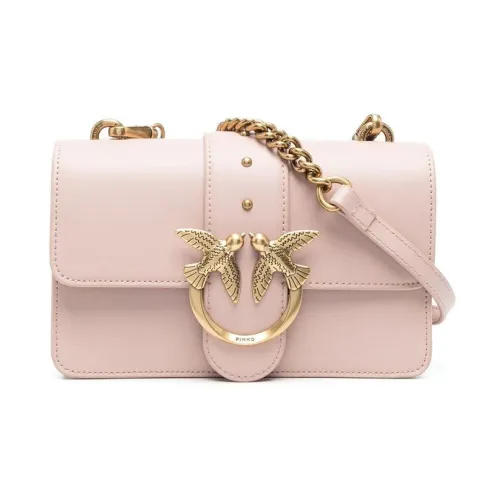 PINKO Кожа Swallow Сумка Сумка через плечо Сумка на плечо Стандартная Женская Розовая