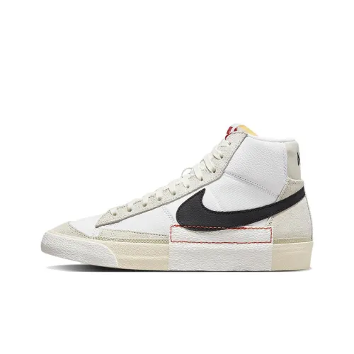 Nike Blazer Remastered MID Топ Скейтборд Кроссовки Мужской Черный Белый