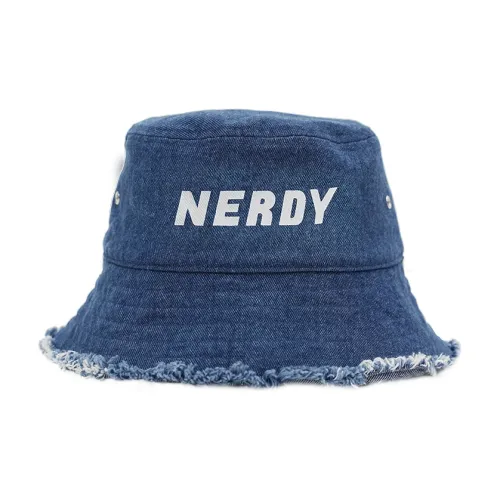 Nerdy Cotton Bucket Hats Синий Унисекс