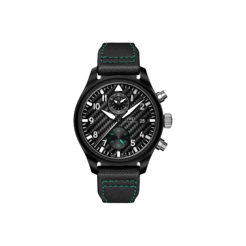 IWC Pilot Collection Автоматический Механический Часы Мужские Циферблат 44,5 мм Черный Керамические Корпус Часы