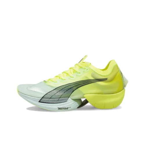 PUMA Fast R Nitro Elite Fast R Nitro Elite Low Топ Беговые кроссовки Женские Зеленый