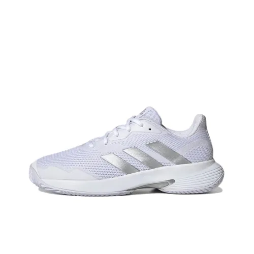Adidas CourtJam Control Slip Resistant Abrasion Resistant Дышащий Низкий Топ Кроссовки для тенниса Женские Белые