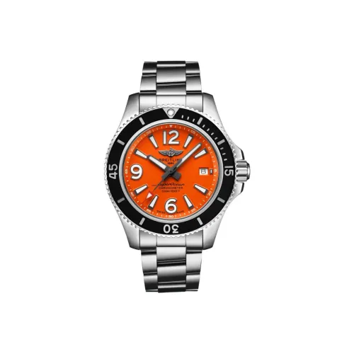 BREITLING Автоматический Механический Часы Мужские Super Ocean Collection 42 мм Оранжевые