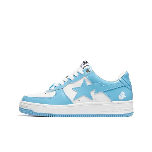 A BATHING APE STA Стильные Скейтбординги Женские Белые Синие