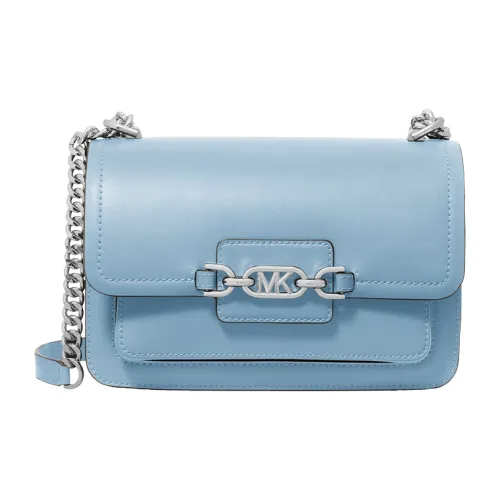 MICHAEL KORS Кожа Маленькая Квадратная Сумка Конверт Сумка Сумка через плечо Женская Синяя