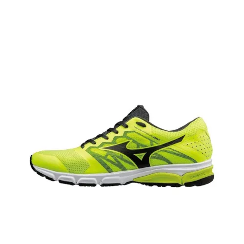 Mizuno Synchro MD 2 противоскользящие устойчивые к истиранию низкий топ беговые кроссовки зеленые черные