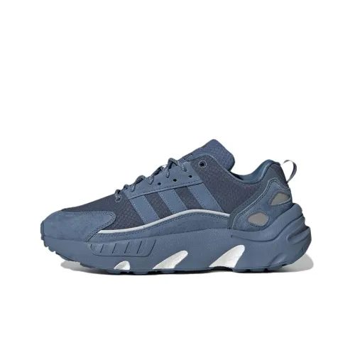 Adidas Originals ZX 22 Boost Устойчивые к истиранию низкие беговые кроссовки для мужчин темно-синие