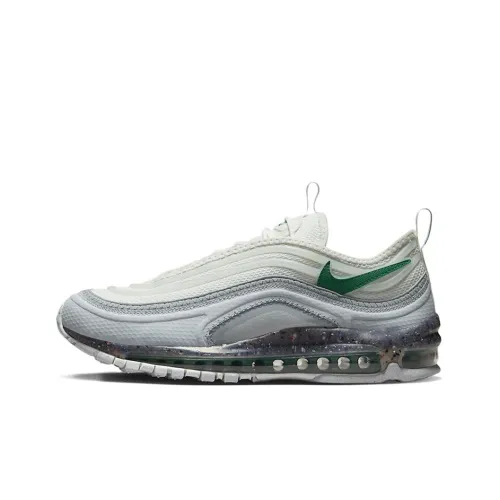 Nike Air Max 97 Low Топ Повседневные Беговые Кроссовки Мужские Белые Зеленые