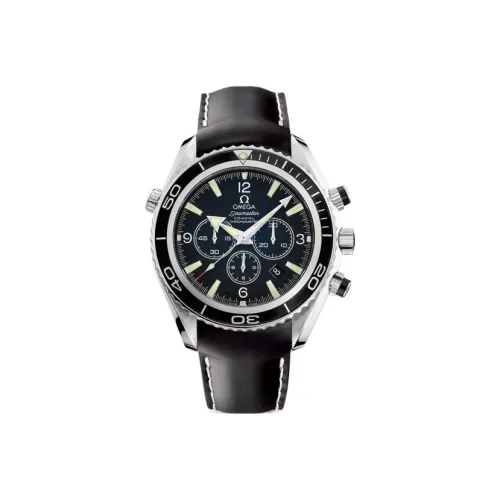 OMEGA Автоматический Механический Часы Мужские Seahorse Series Ocean Universe 45,5 мм Черные