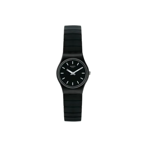 Swatch Quartz Movement Женские часы 25 мм Черные