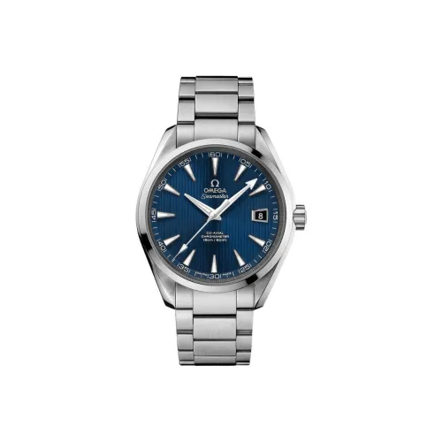 OMEGA Автоматический Механический Часы Мужские AQUA TERRA 150 метров, 41,5 мм, Синий