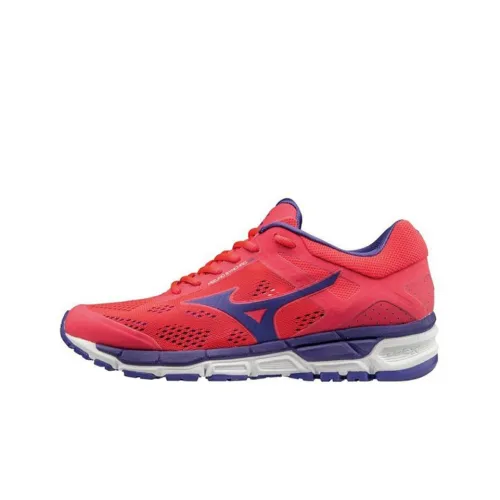 Mizuno Synchro Mx 2 Abrasion Resistant Низкий Топ Беговые кроссовки Женские Розовые