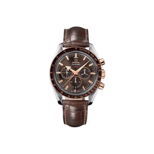 OMEGA Автоматический Механический Часы Мужские 42 мм Коричневый