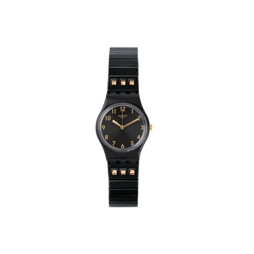 Swatch Quartz Movement Женские часы 25 мм Черные