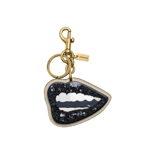 COACH TOM Wesselmann ARTIST Коллаборация Коровья кожа Сумка Аксессуар Женские Латунная фурнитура Черный