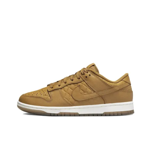 Nike Dunk 'Quilted Weat' Low Топ Кроссовки для скейтбординга Женские Пшеница