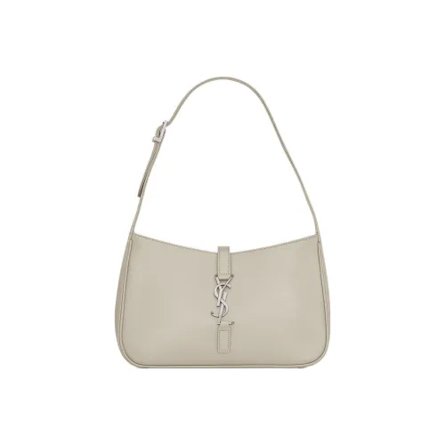 SAINT LAURENT LE5A7 Сумка из гладкой коровьей кожи сумка через плечо сумка-хобо сумка женская бежевая