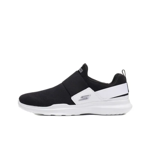 Skechers Go Run Mojo Low Топ Беговые кроссовки Женские Черный белый