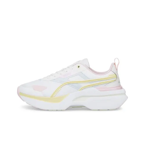 PUMA Kosmo Rider PASTEL Низкий Топ Повседневная Обувь Женская Белый Желтый Розовый