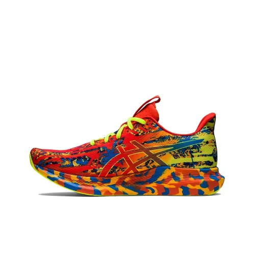 Asics Noosa Tri 14 Устойчивый к истиранию Низкий Топ Тренировочные Беговые кроссовки Мужские Оранжевый Желтый