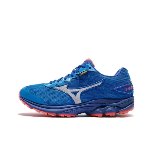 Mizuno Wave Rider 20 Low Топ Беговые кроссовки Женские Синий