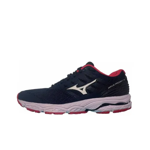 Mizuno Pro Low Топ Беговые кроссовки Унисекс Глубокий синий Розовый