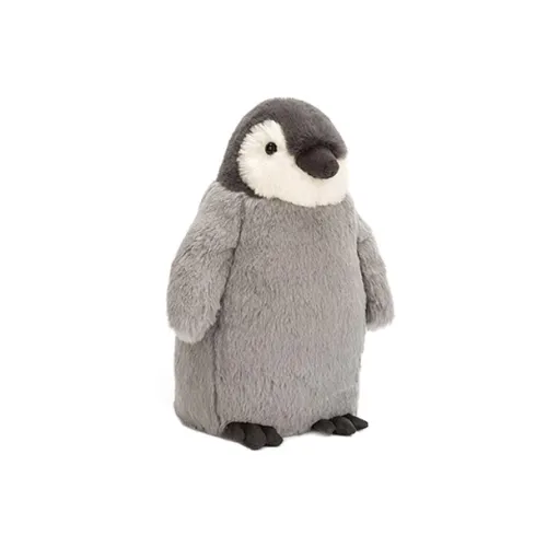 JELLYCAT Polar Regions Collection Percy Пингвин Серый Куклы Плюшевая кукла Высота 16 см В сидячем положении