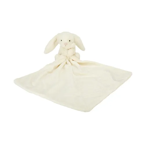 JELLYCAT Shy Collection Животные Кролик Крем Куклы Плюшевая кукла 34 см Высота Полотенце 34 см Длина