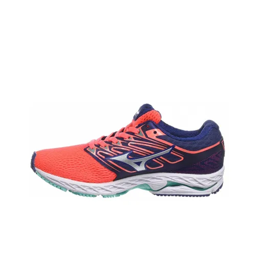 Mizuno Shadow Azul Naranja Низкие Кроссовки для Бега Женские Апельсин