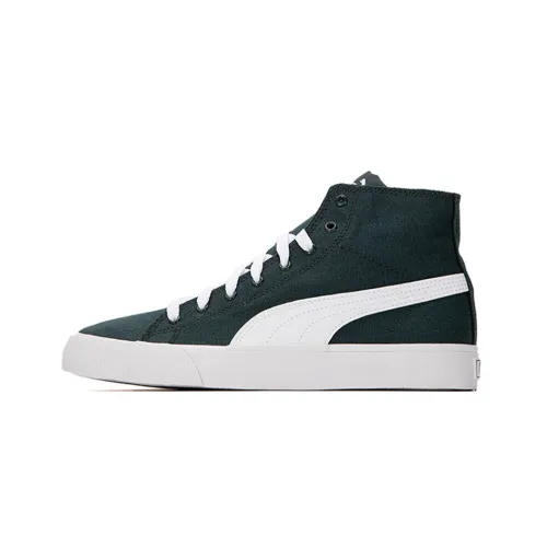 PUMA Bari MID Топ Кроссовки для скейтбординга Унисекс Темно-зеленый