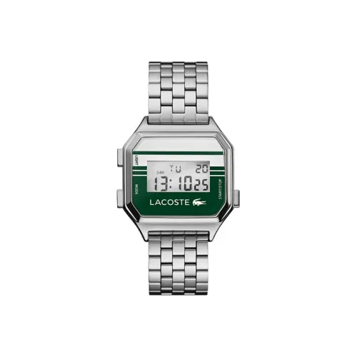 LACOSTE BERLIN Collection Часы Кварцевый механизм Нержавеющая сталь Ремешок 34 мм Зеленый циферблат Унисекс