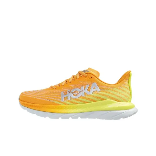 HOKA ONE ONE Mach 5 Low Топ Беговые кроссовки Мужской Оранжевый Желтый