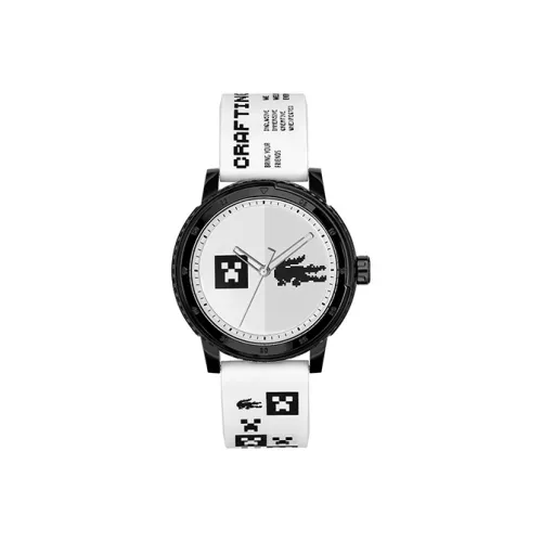 Lacoste Европейские Американские Часы CHALLENGER Коллекция Кварцевые Часы Силиконовый Ремешок 44 мм Белый Циферблат