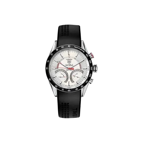 TAG HEUER Carrera Collection Кварцевый механизм Мужские часы 43 мм Черный циферблат