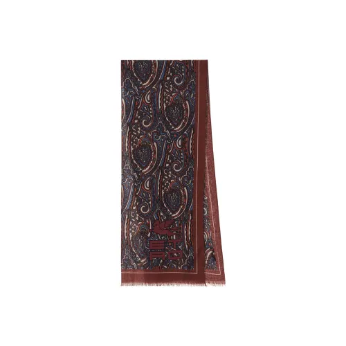 ETRO Wool Knit Шарфы Красный Женские