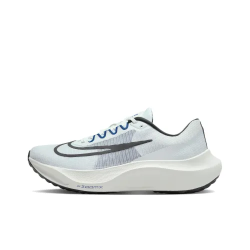 Nike Zoom Fly 5 Low Топ Карбоновая плита Тренировки Для Бег на длинные дистанции Обувь Мужская Белый Черный