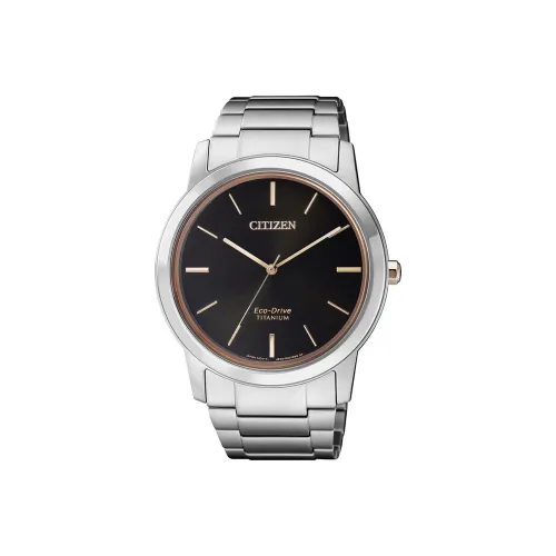 CITIZEN Светильник Кварцевый механизм Супер титановый ремешок Часы 41,3 мм Мужские часы Черный циферблат AW2024 81E