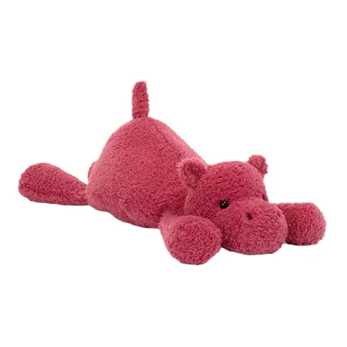 JELLYCAT Jungle Animal Collection Спрей Бегемот Кукла Плюшевая Кукла Высота 16 см В Сидячем Позе
