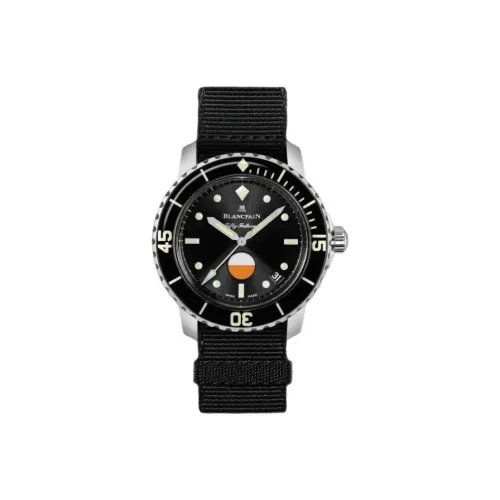 BLANCPAIN Автоматический Механический Часы Мужские FIFTY FATHOMS 40,3 мм Черные