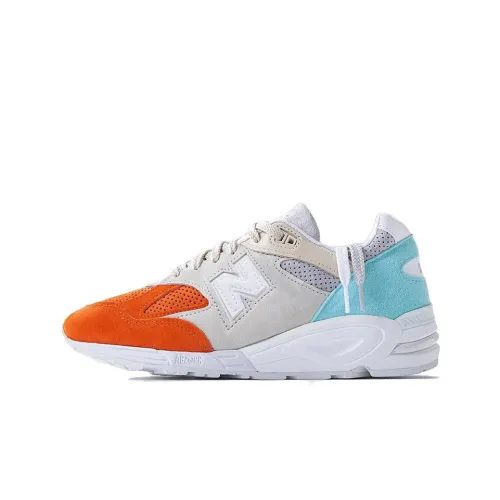 Kith x New Balance NB 990 V2 Устойчивый к истиранию Низкий Топ Беговые кроссовки Унисекс Серый