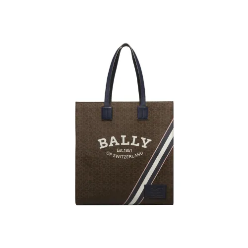 BALLY Crystalia Полиуретан Тоут Сумка Сумка для покупок Сумка Сумка через плечо Женская Коричневая