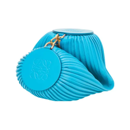 LOEWE Браслет из коровьей кожи 3 в 1 запястный сумка женский синий