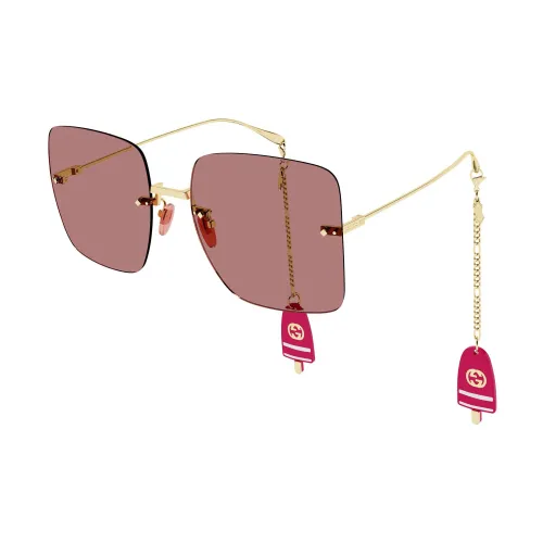 GUCCI Сплав Бабочка Солнцезащитные очки Женские