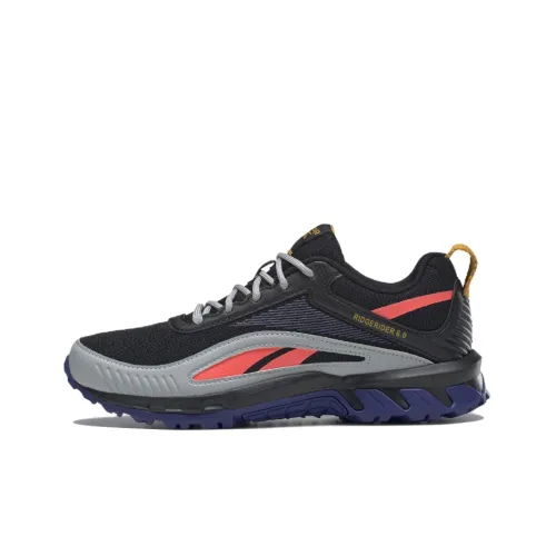 Reebok Ridgerider 6 Low Топ Беговые кроссовки Женские Черный Серый