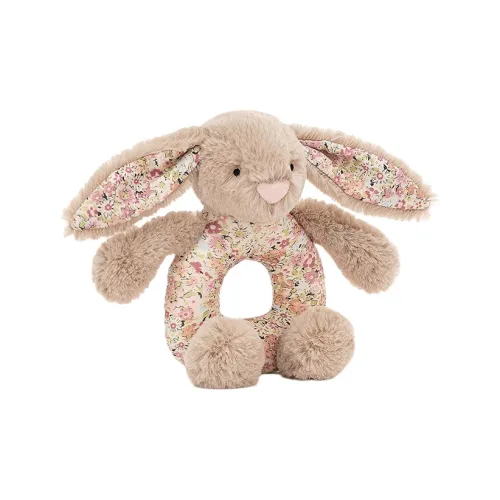 JELLYCAT Bunny Collection Цветочный Ткань Бежевый Кролик Крючок Куклы Плюшевая Кукла 13 см Высота