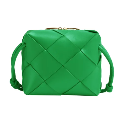 Bottega Veneta Lambskin Сумка через плечо Мини Женская Зеленая